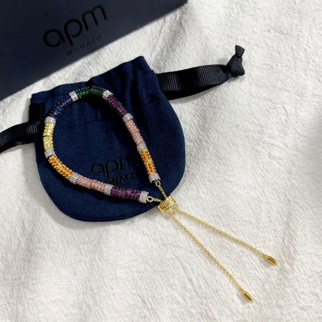 APM Monaco Colorful Gemstone Bracelet